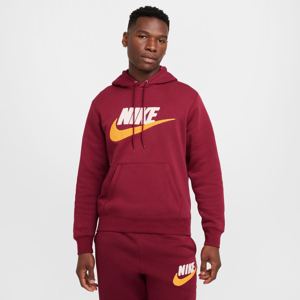 Sweat à capuche Nike Club Fleece pour Homme - Rouge équipe