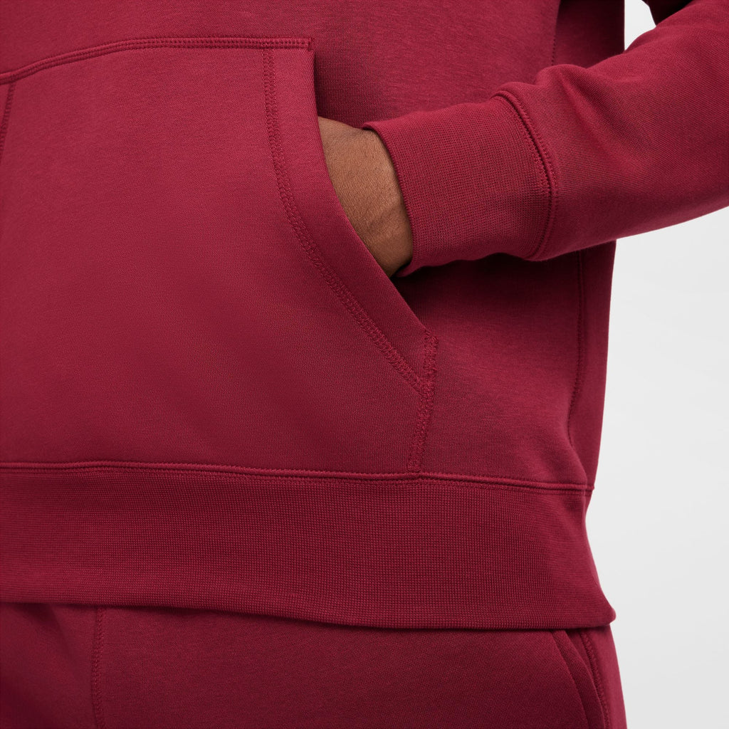 Sweat à capuche Nike Club Fleece pour Homme - Rouge équipe