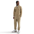 Haut en molleton 1/2-Zip Nike pour homme - Beige Parachute