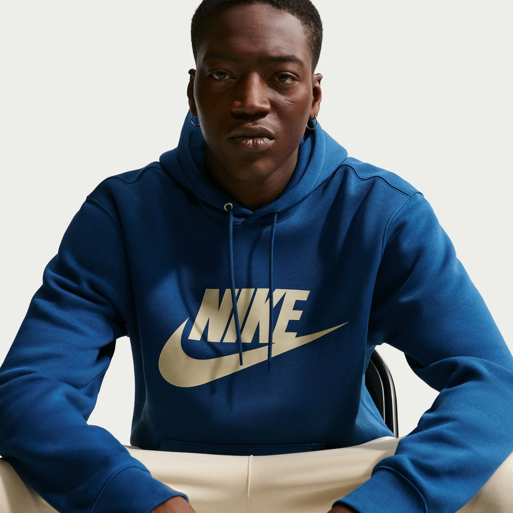 Nike Homme — Hoodie Polaire - Bleu Court