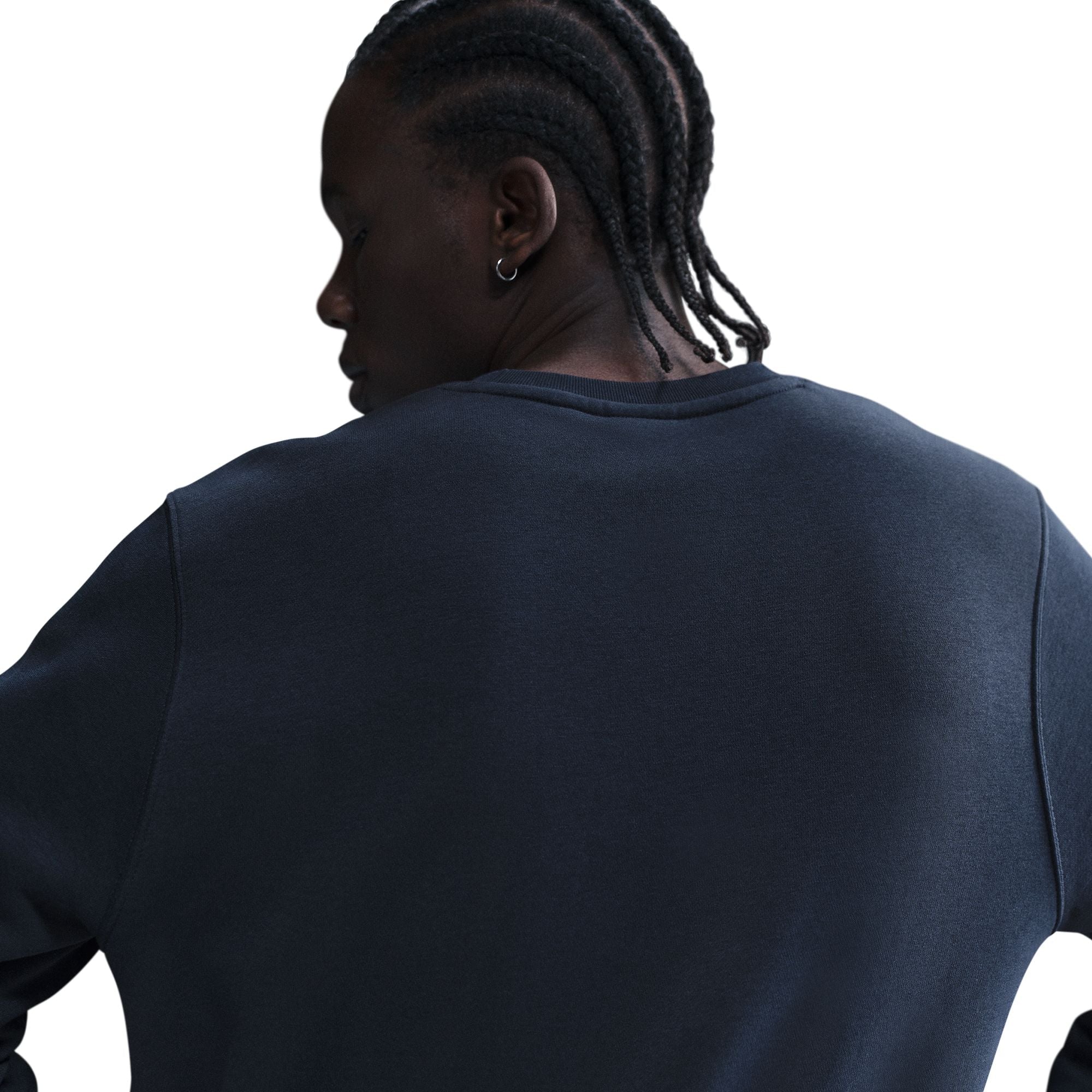 Nike Club Fleece ras du cou pour homme - Obsidian