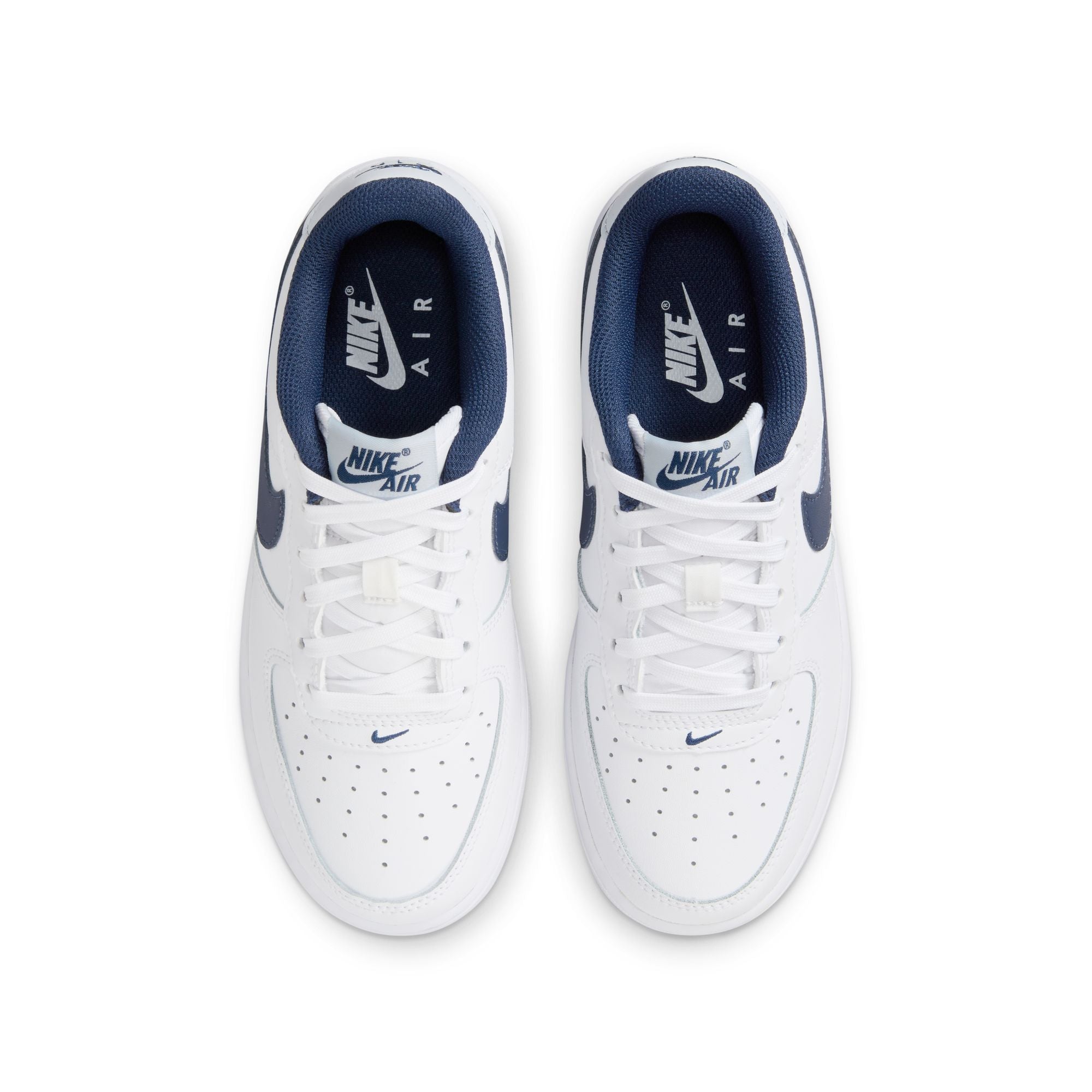Nike Air Force 1 pour grand enfant - Blanc marine nuit
