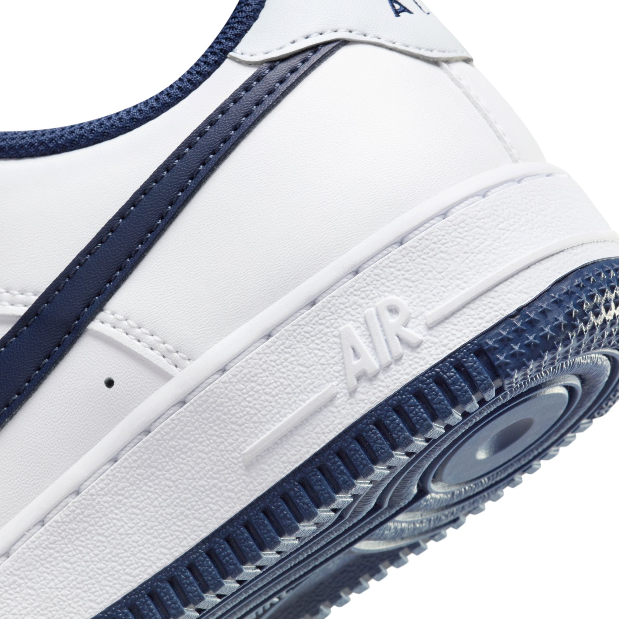 Nike Air Force 1 pour grand enfant - Blanc marine nuit