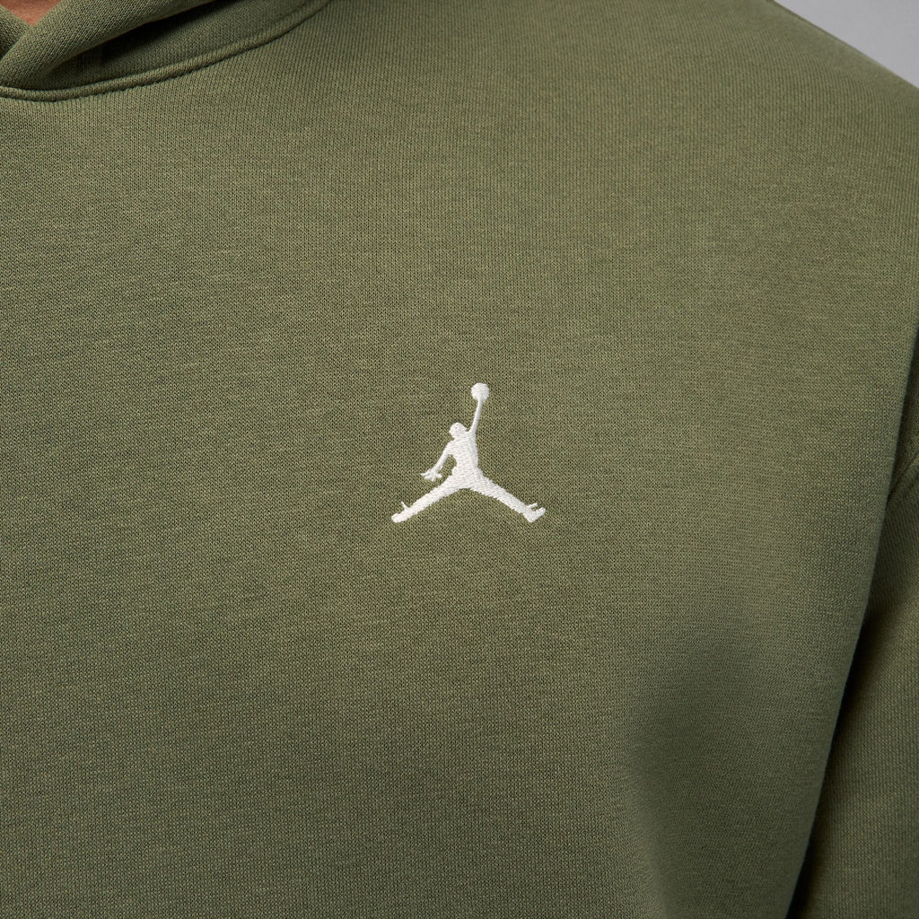 Sweat à capuche en molleton Jordan Brooklyn pour homme - Vert olive moyen