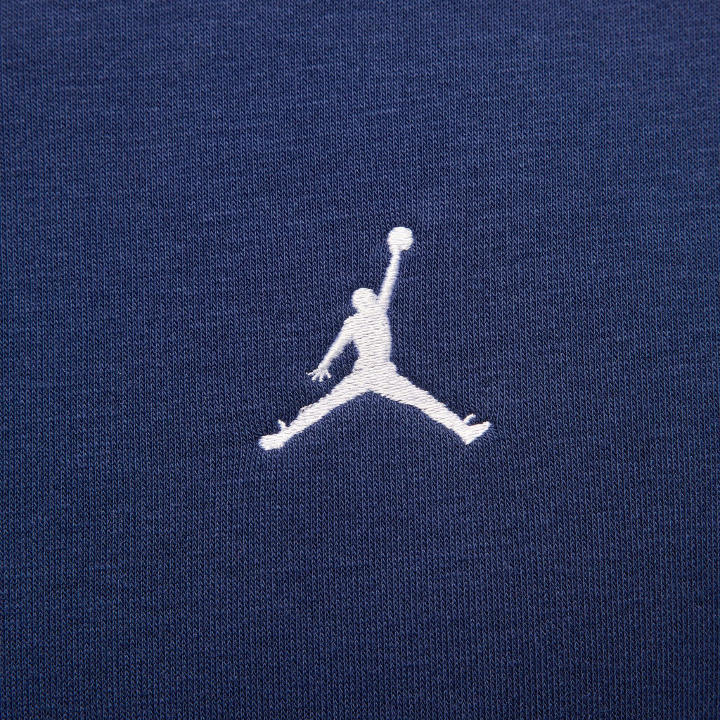 Haut ras du cou Air Jordan Brooklyn Fleece - Bleu marine/Blanc