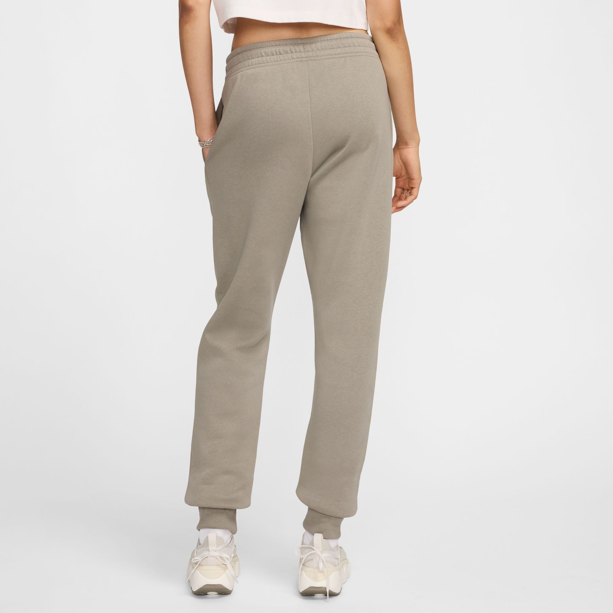 Pantalon de survêtement en molleton Phoenix de Nike Sportswear pour femme - Kaki clair