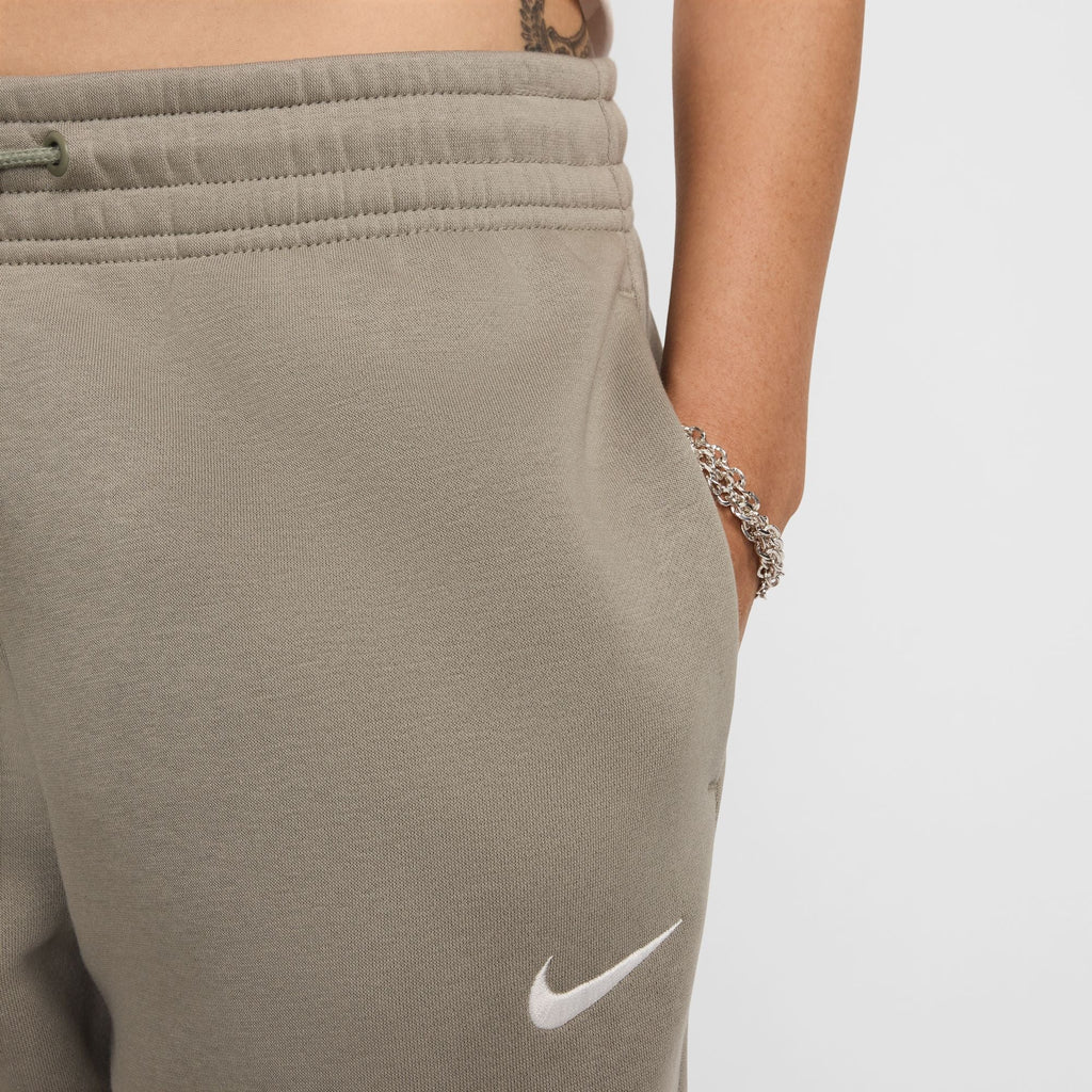 Pantalon de survêtement en molleton Phoenix de Nike Sportswear pour femme - Kaki clair