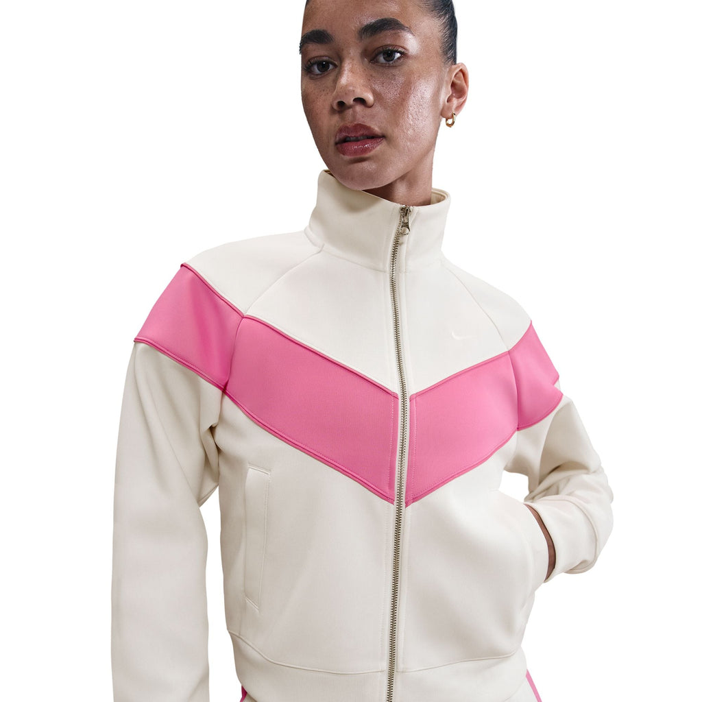 Veste en maille Nike Sportswear Windrunner pour femme - Voile/Rose enjoué