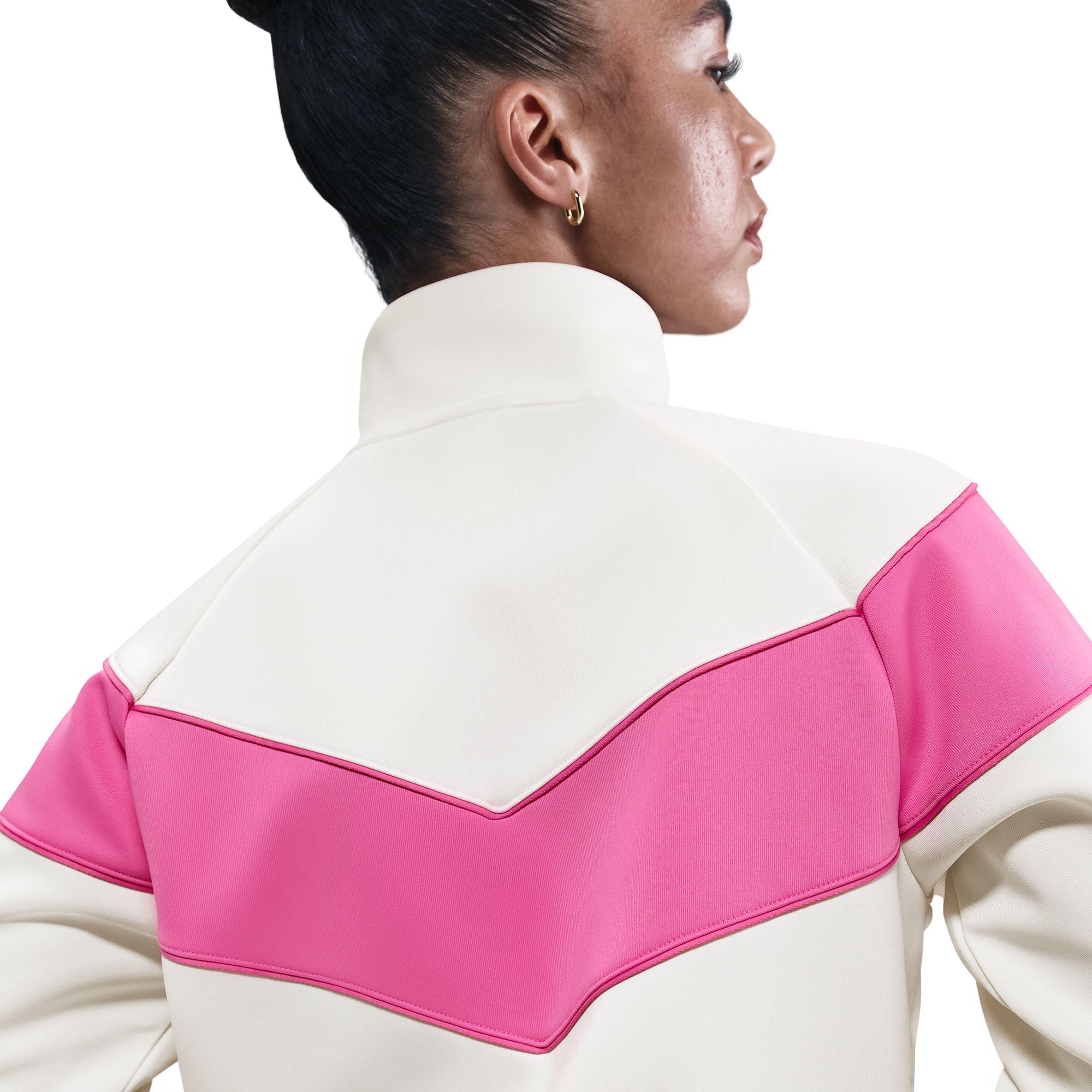 Veste en maille Nike Sportswear Windrunner pour femme - Voile/Rose enjoué