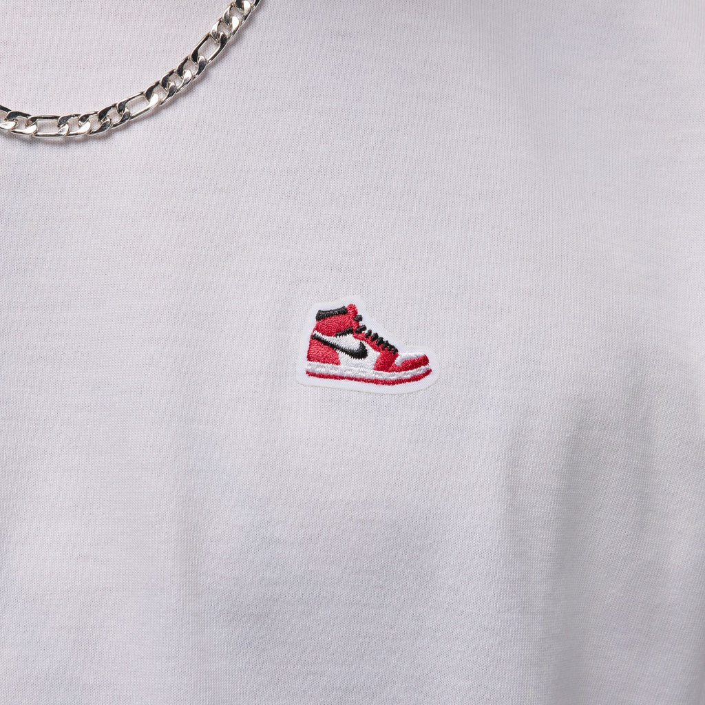 T-shirt patch Air Jordan pour homme - Blanc