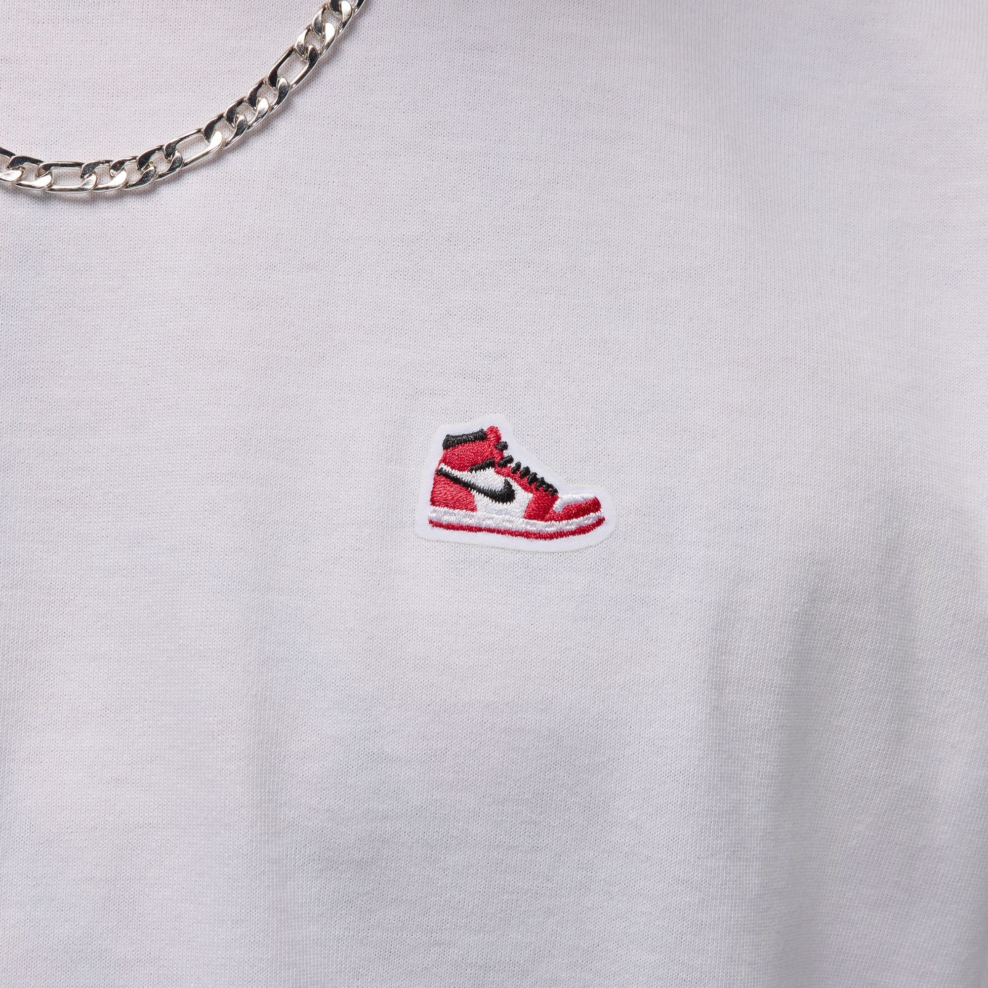 T-shirt patch Air Jordan pour homme - Blanc
