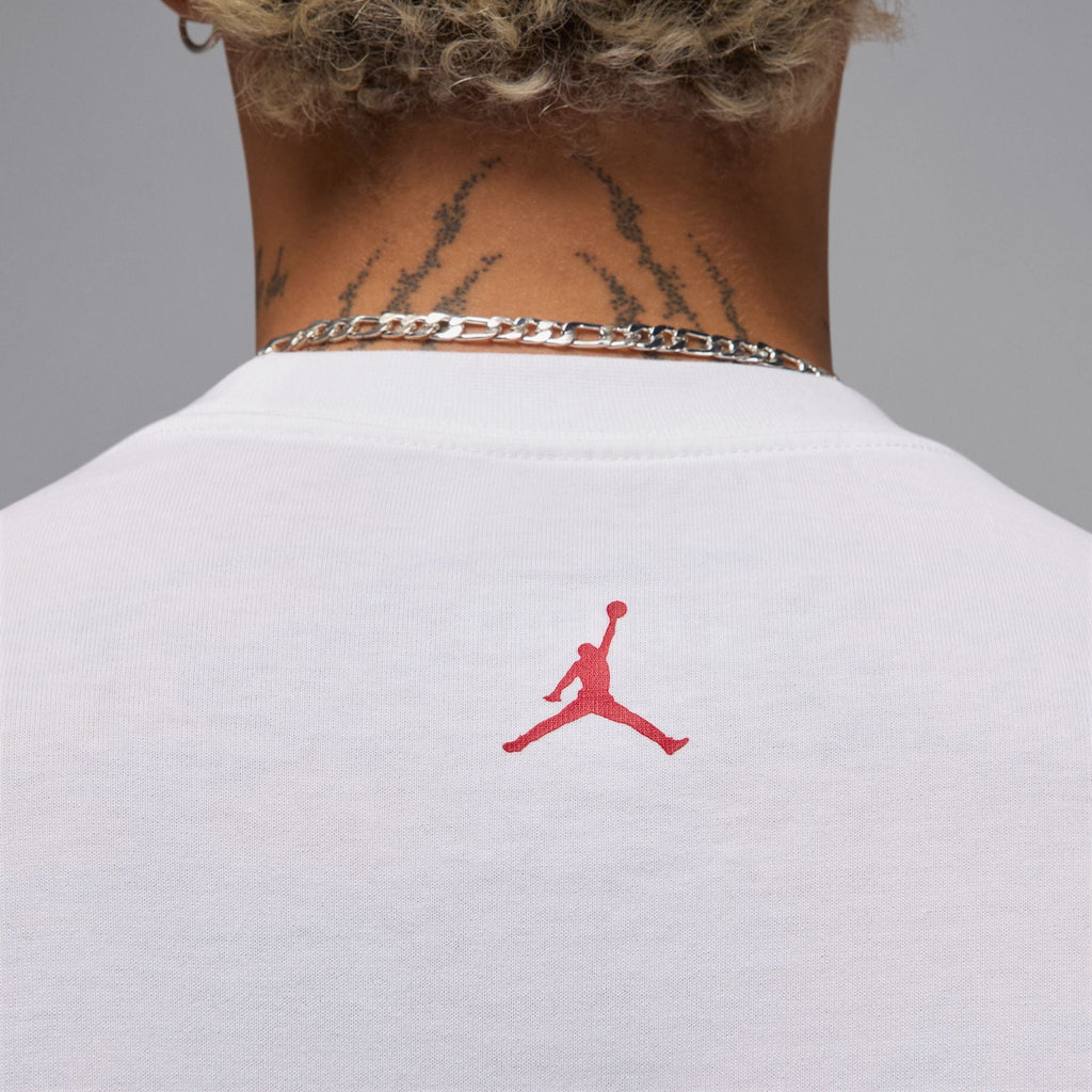 T-shirt patch Air Jordan pour homme - Blanc