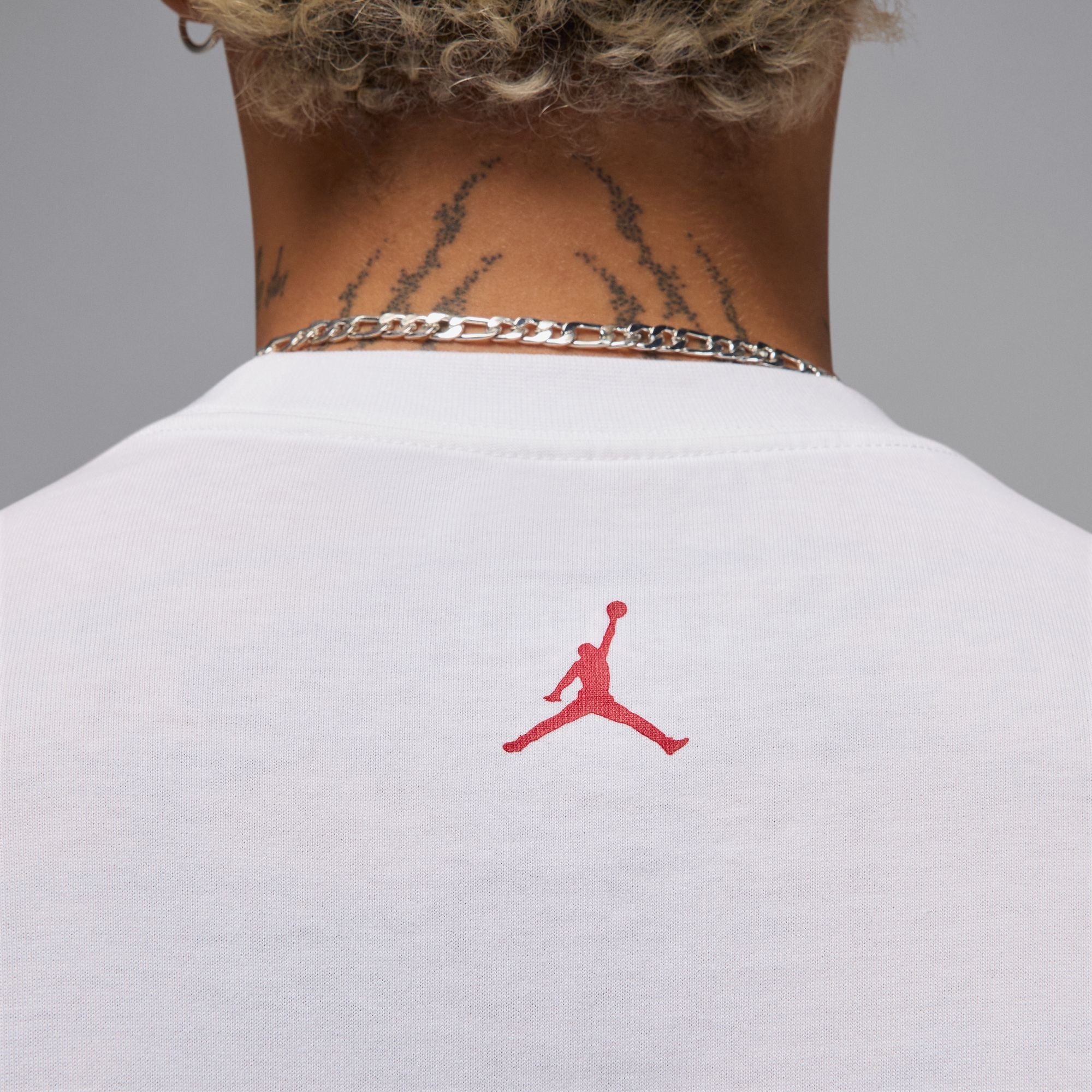 T-shirt patch Air Jordan pour homme - Blanc
