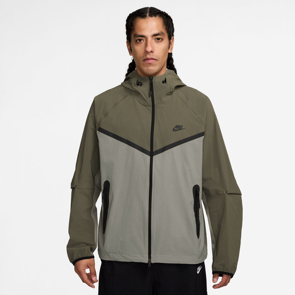 Veste Nike Tech Fleece pour Homme - Vert armée clair