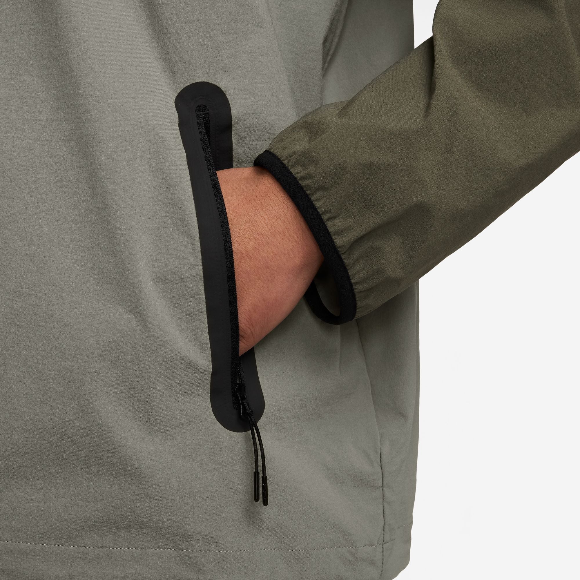 Veste Nike Tech Fleece pour Homme - Vert armée clair