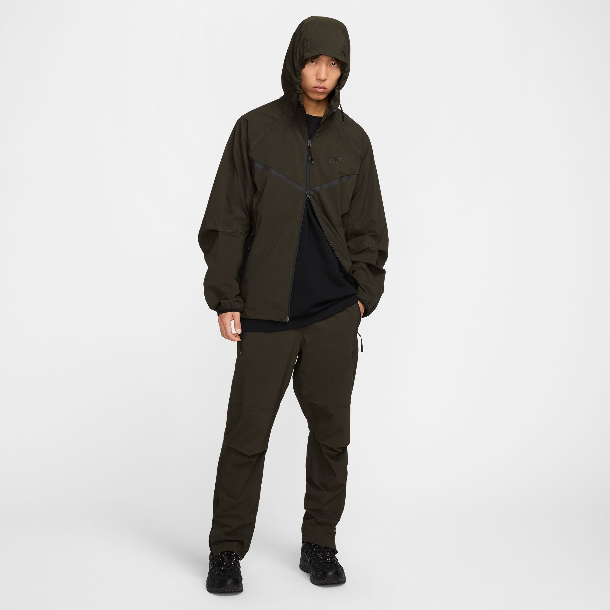 Pantalon tissé Nike Tech pour homme - Séquoia/Noir