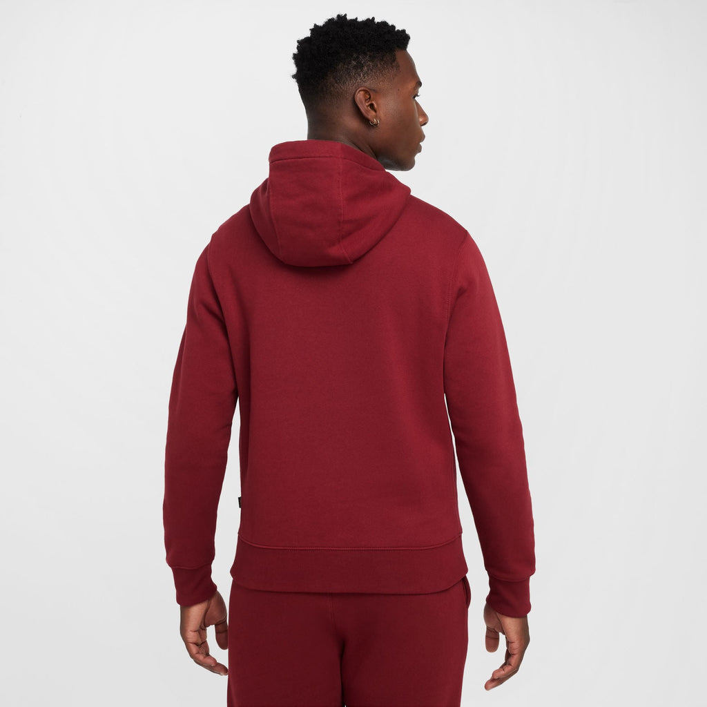 Sweat à capuche Nike Club Tismen pour homme - Rouge équipe