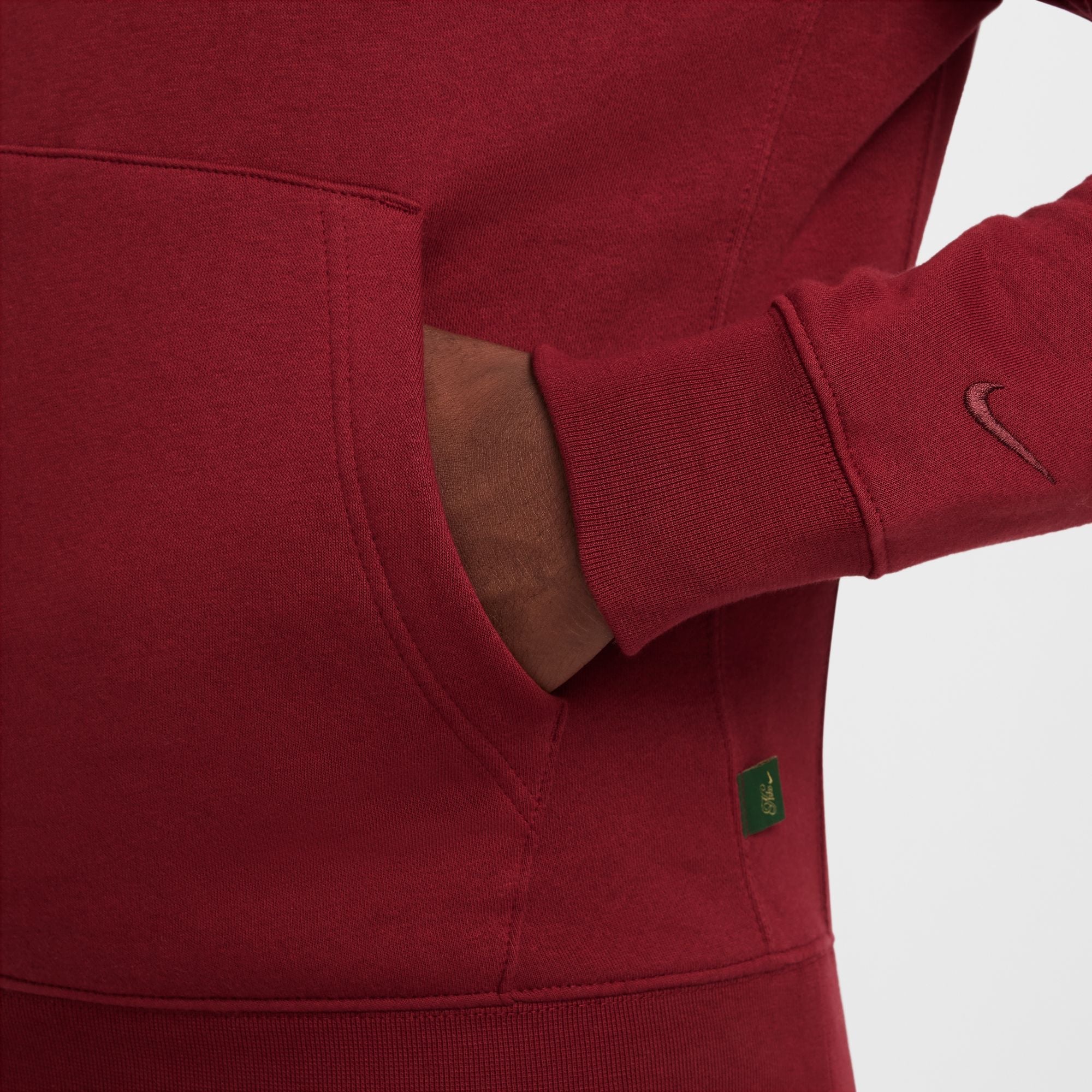 Sweat à capuche Nike Club Tismen pour homme - Rouge équipe