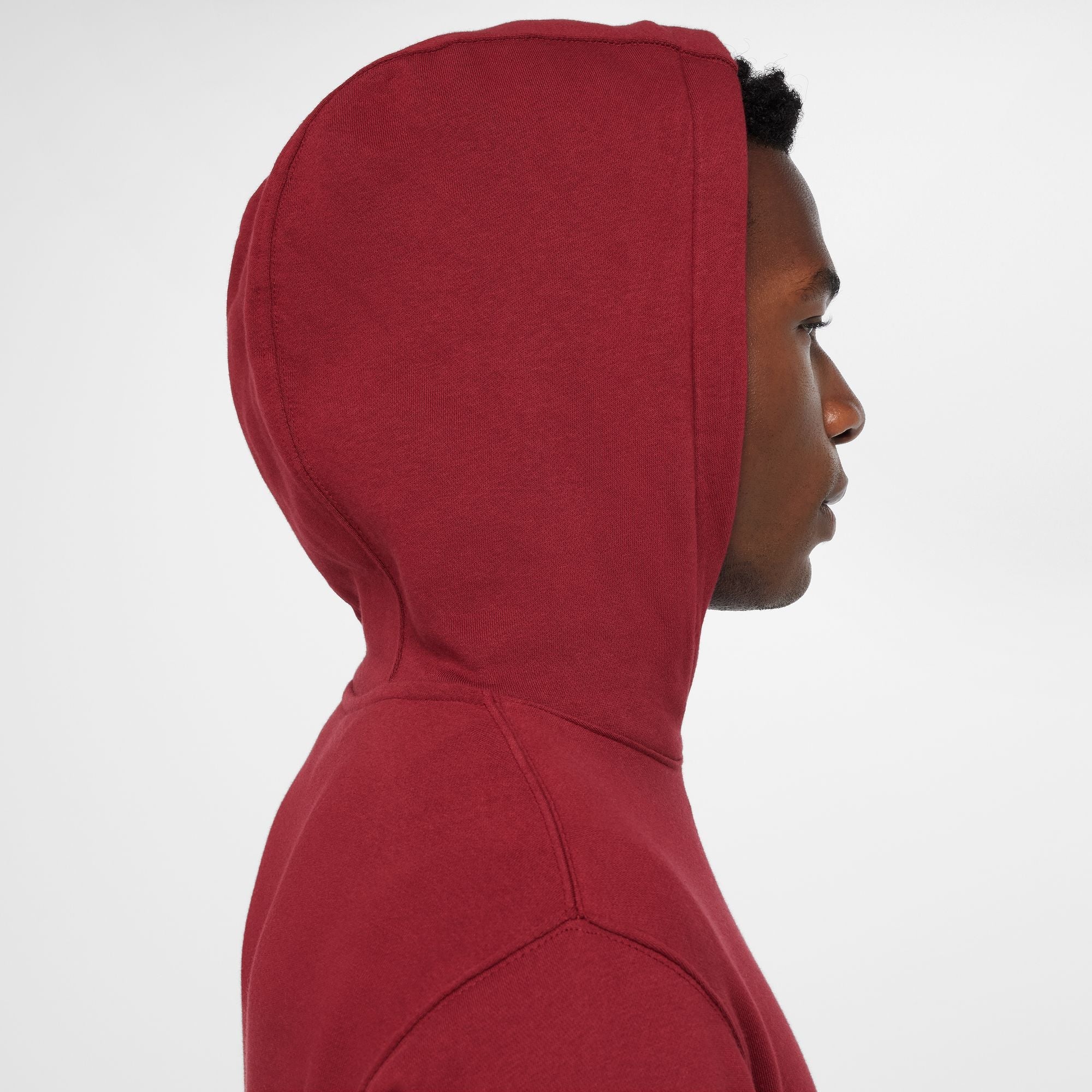 Sweat à capuche Nike Club Tismen pour homme - Rouge équipe