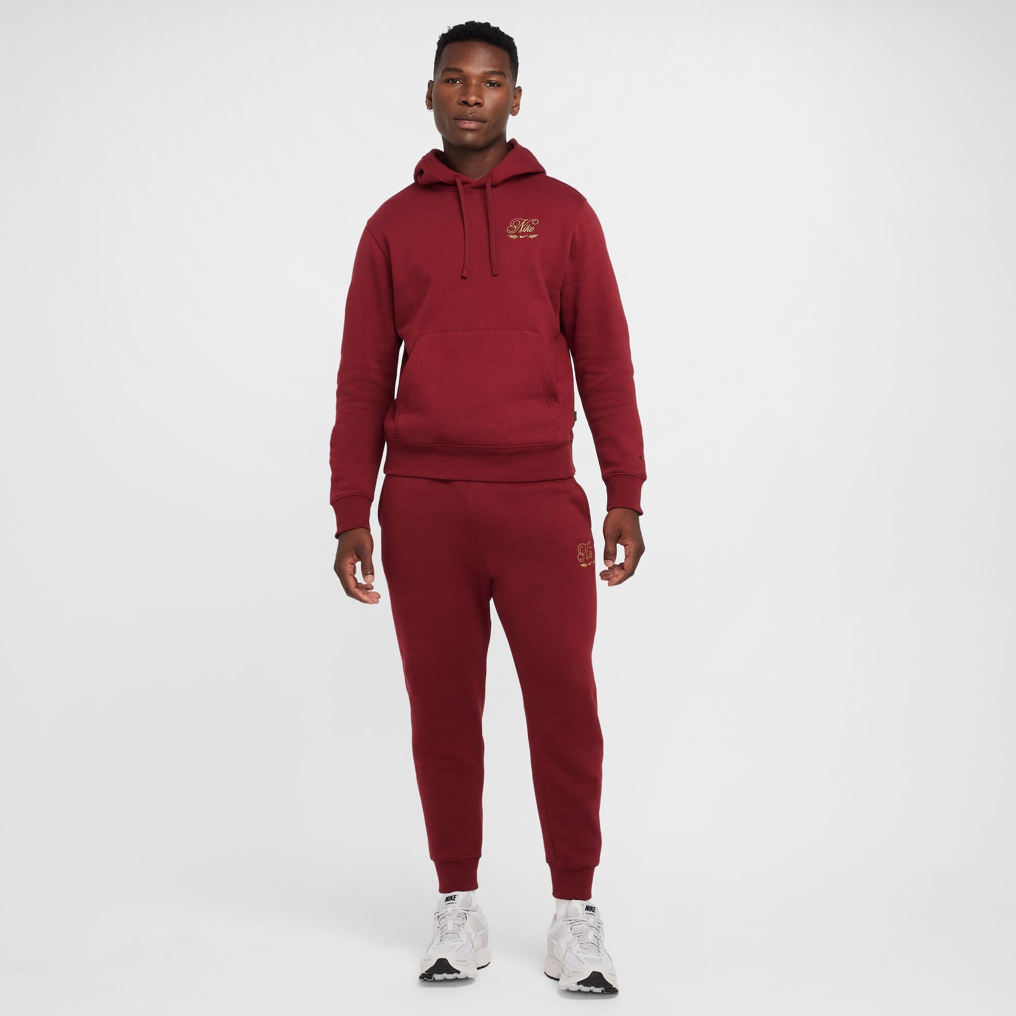 Sweat à capuche Nike Club Tismen pour homme - Rouge équipe