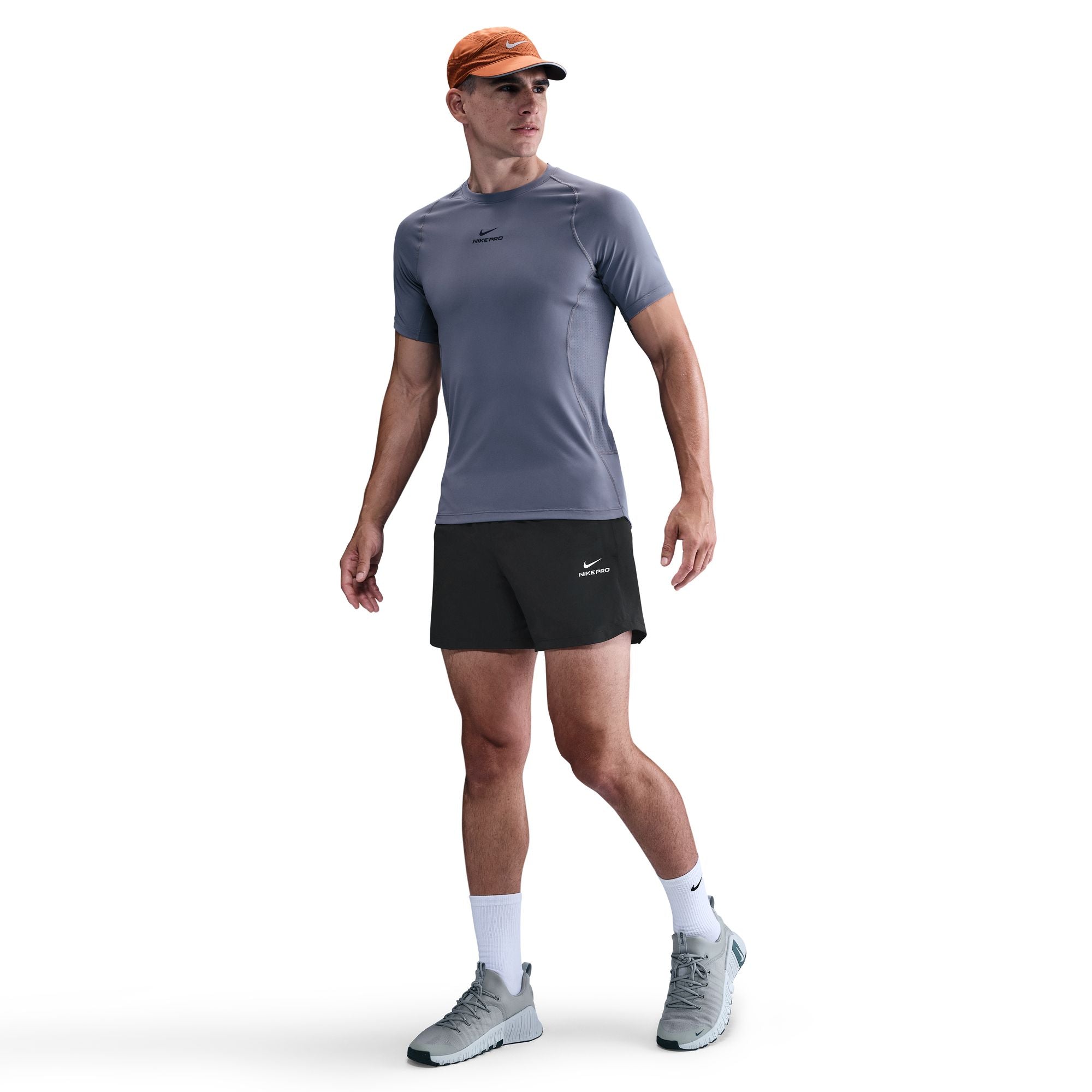 Nike Short d'entraînement Pro 15 cm pour Homme - Noir/Blanc