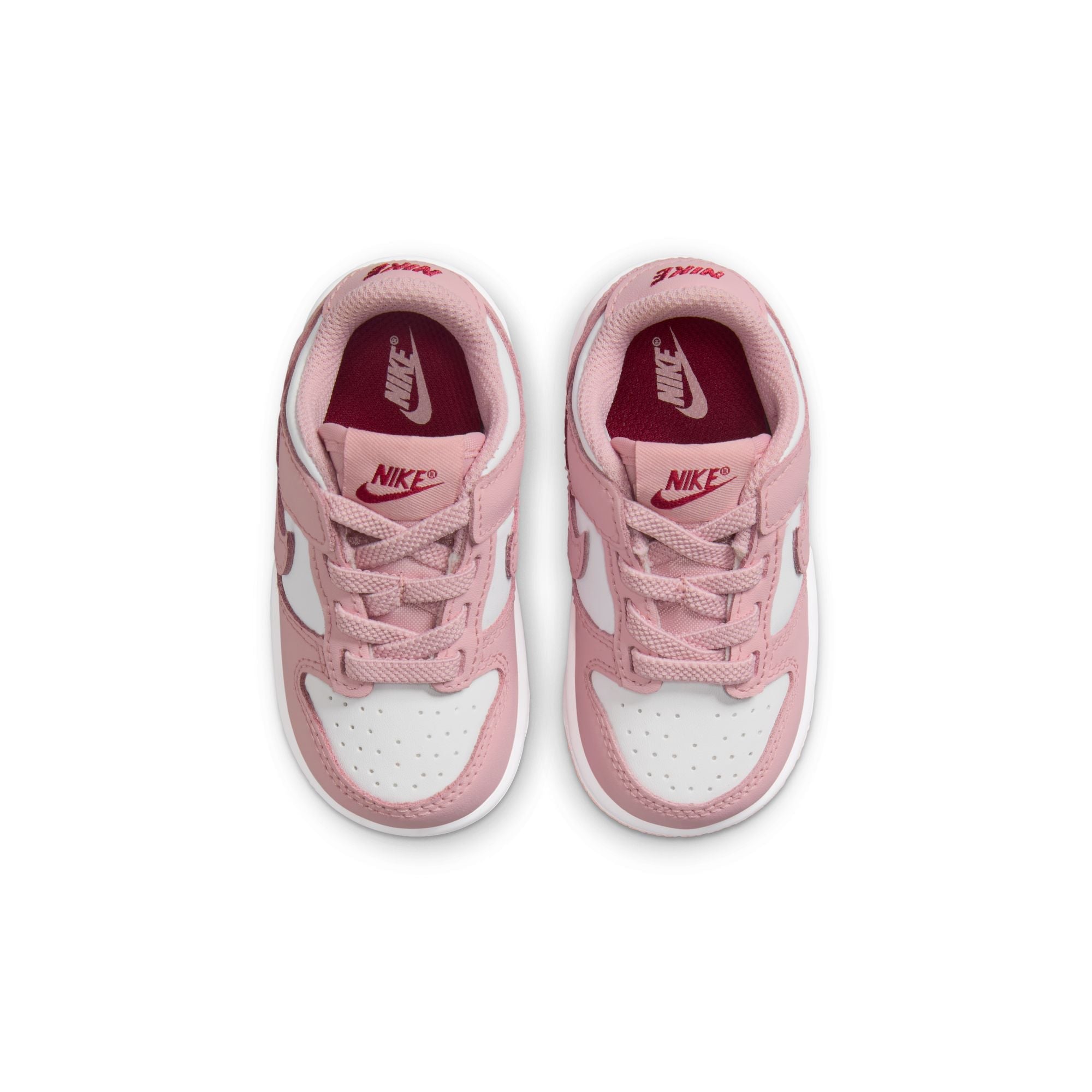 Nike (TD) Dunk Low - Blanc/Rose Vitrifié