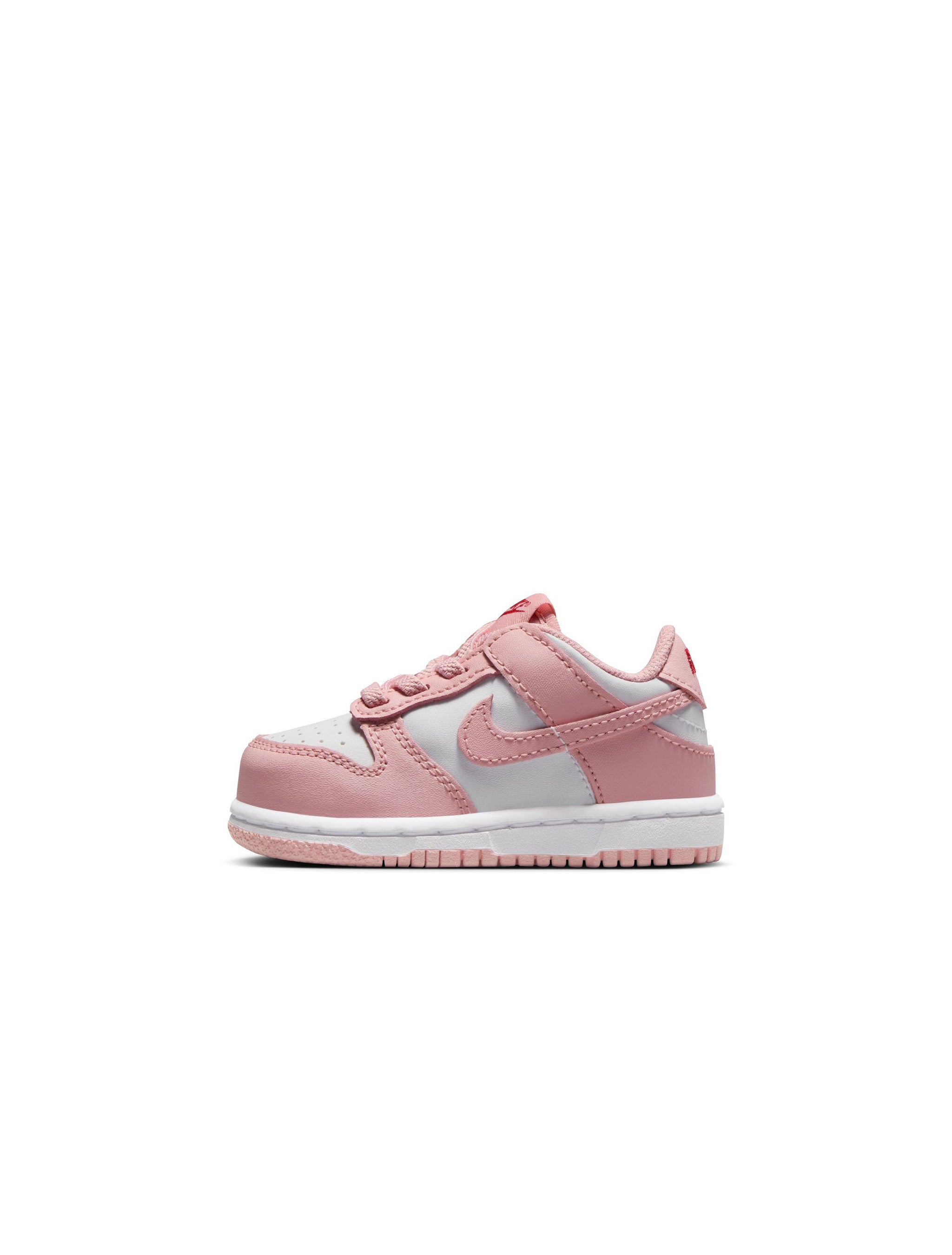 Nike (TD) Dunk Low - Blanc/Rose Vitrifié