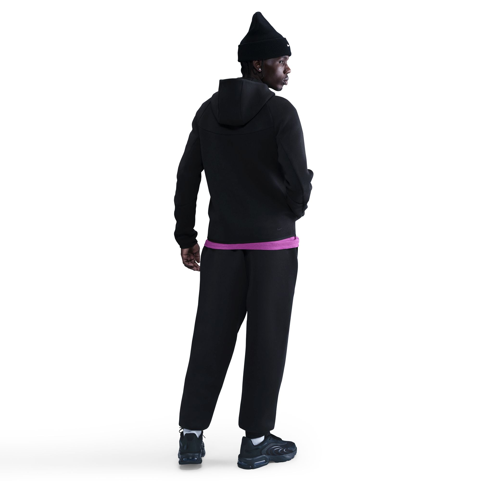 Veste de survêtement Nike Tech Fleece entièrement zippée pour homme - Noir