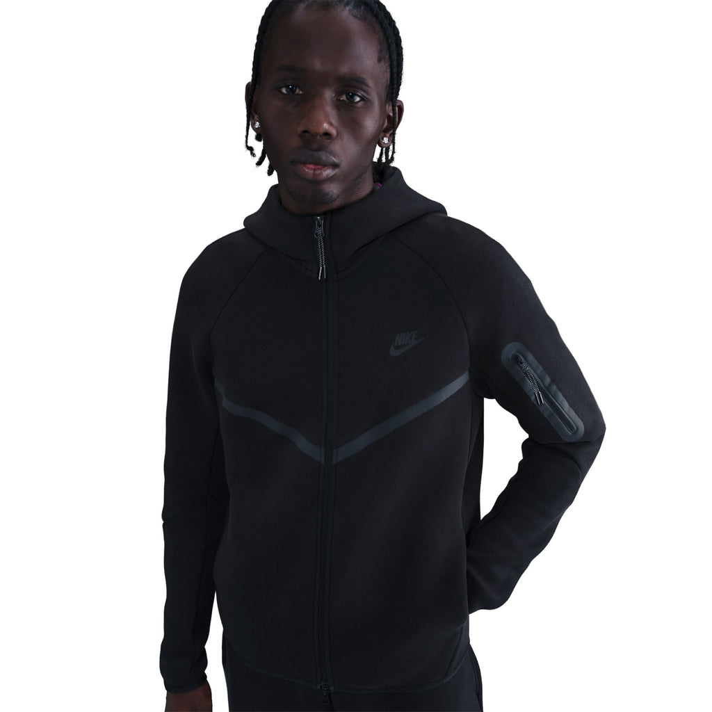 Veste de survêtement Nike Tech Fleece entièrement zippée pour homme - Noir