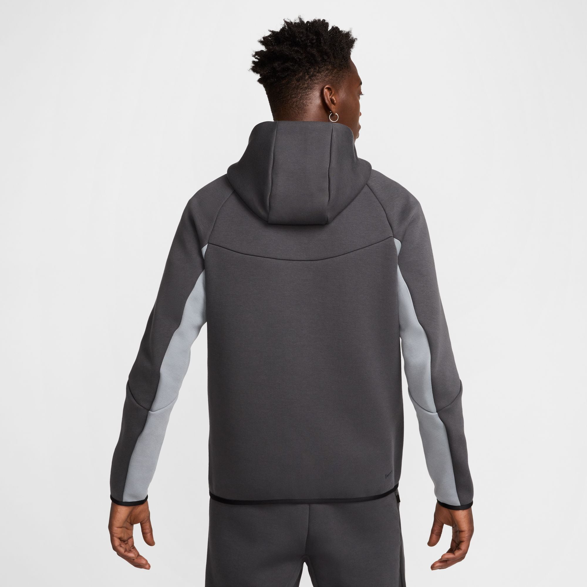 Sweat à capuche Nike Tech Fleece pour homme – Anthracite/Gris froid