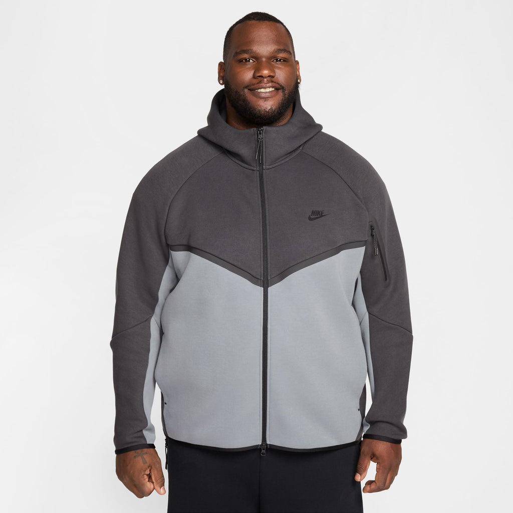 Sweat à capuche Nike Tech Fleece pour homme – Anthracite/Gris froid