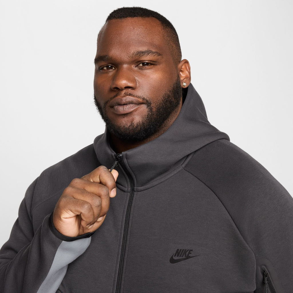 Sweat à capuche Nike Tech Fleece pour homme – Anthracite/Gris froid