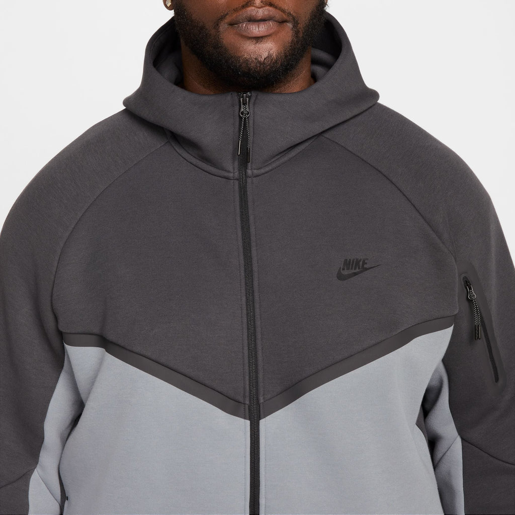 Sweat à capuche Nike Tech Fleece pour homme – Anthracite/Gris froid
