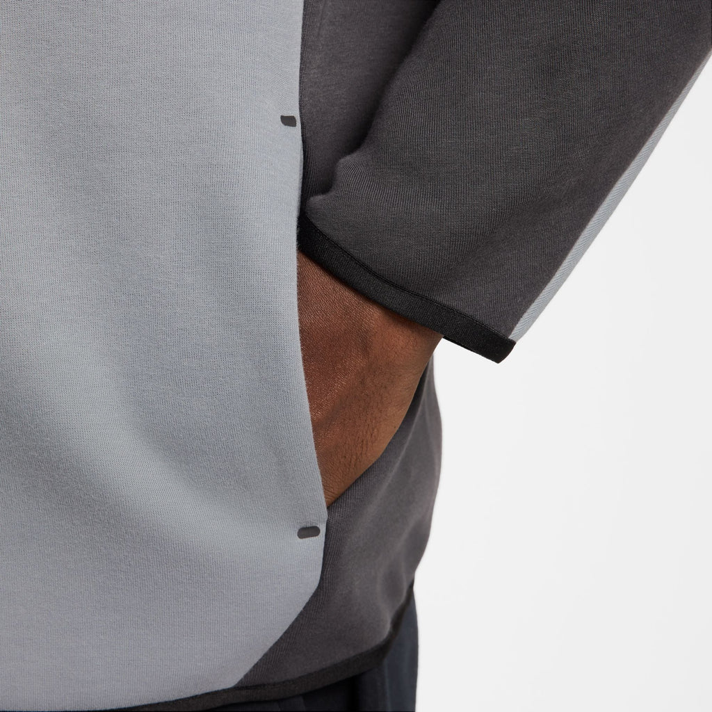 Sweat à capuche Nike Tech Fleece pour homme – Anthracite/Gris froid