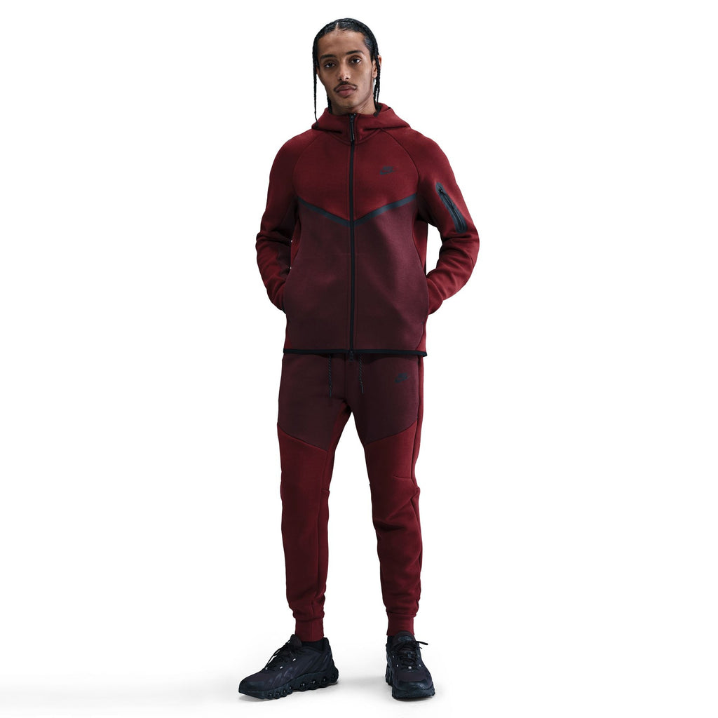 Veste Nike Tech Fleece pour Homme - Rouge Équipe Foncé