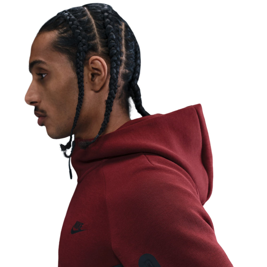 Veste Nike Tech Fleece pour Homme - Rouge Équipe Foncé