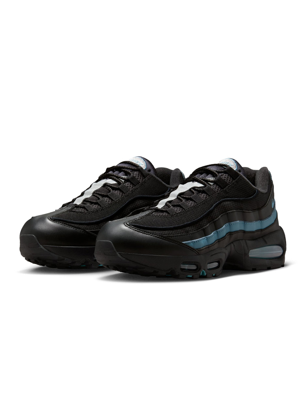 Nike Air Max 95 "Big Bubble" pour homme - Noir/Bleu fumé