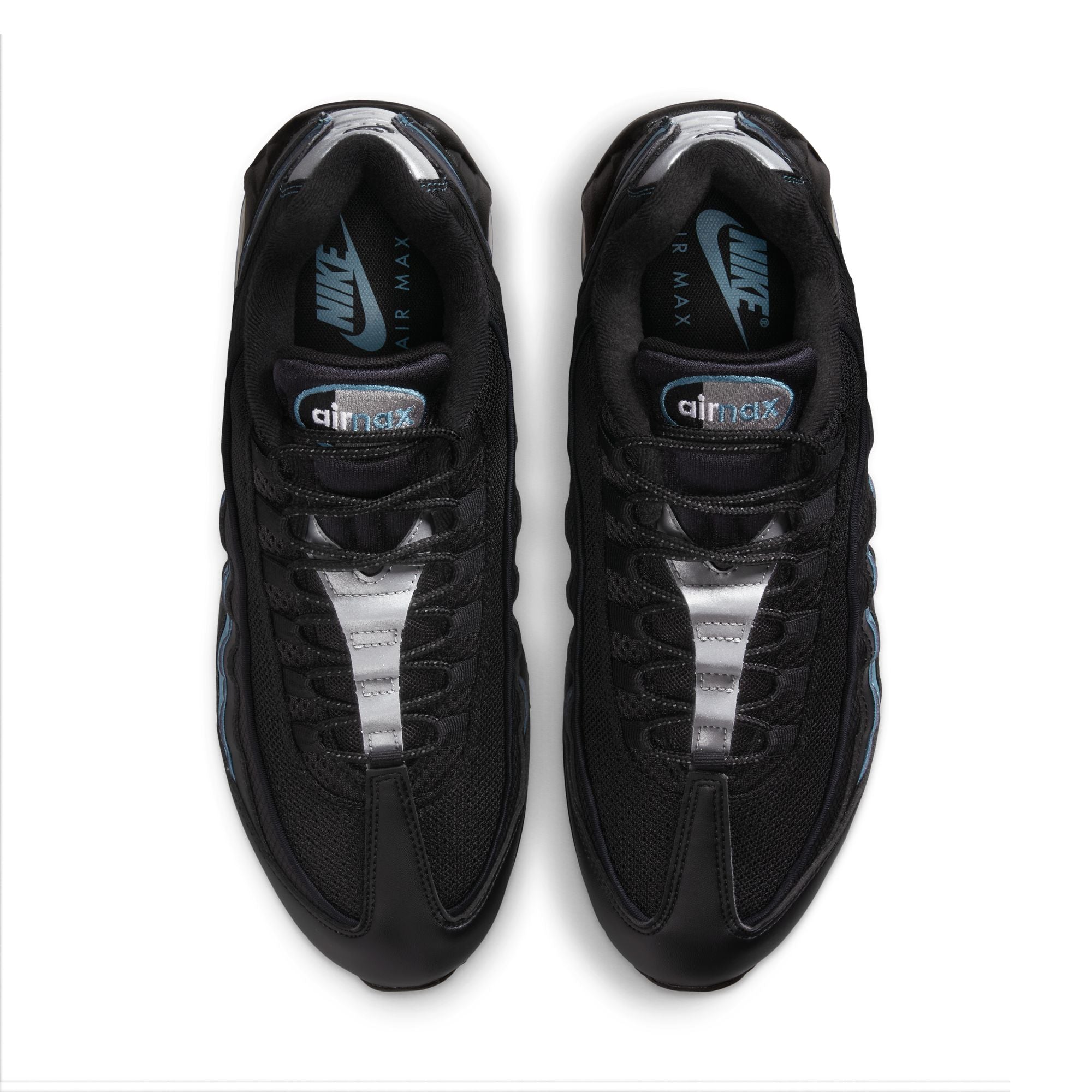 Nike Air Max 95 "Big Bubble" pour homme - Noir/Bleu fumé