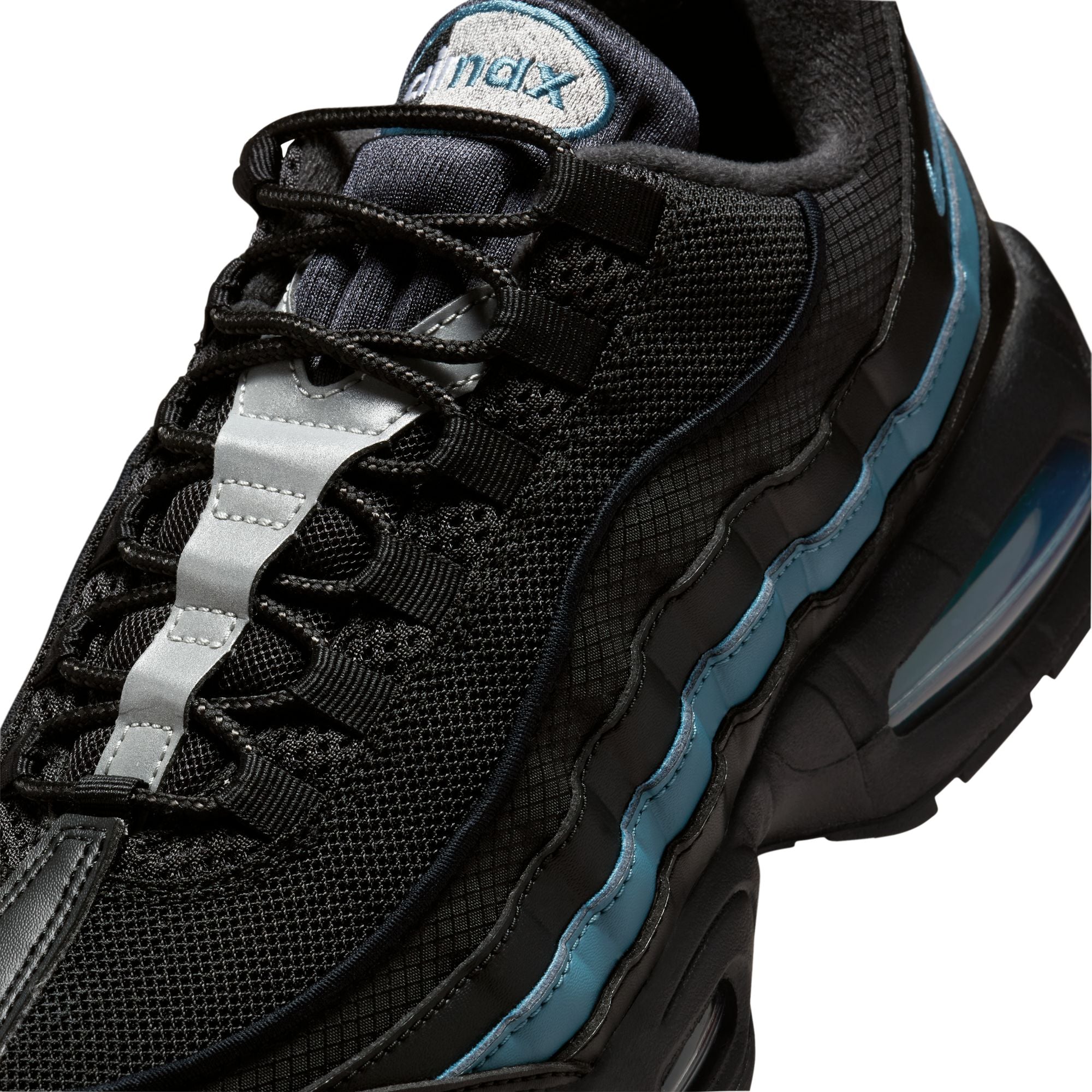 Nike Air Max 95 "Big Bubble" pour homme - Noir/Bleu fumé