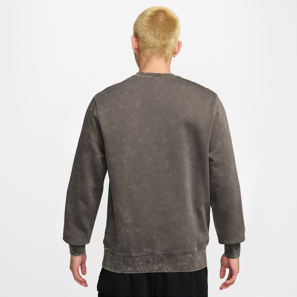 Nike - Sweat Ras du Cou Club Fleece Sportswear pour Homme - Cave Stone