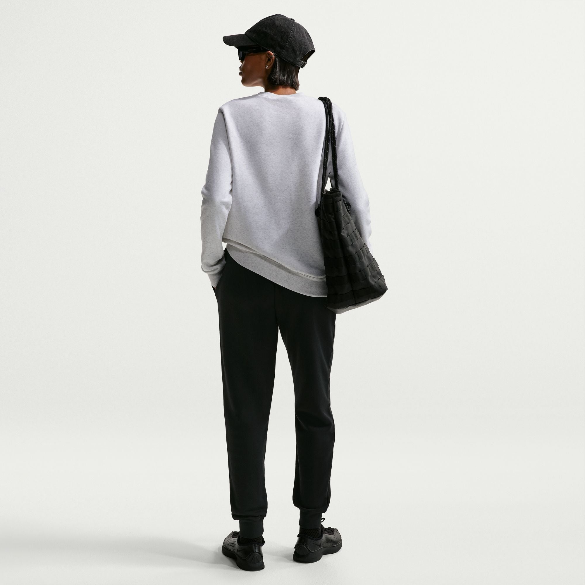 Pantalon taille mi-haute Nike pour femme - Noir