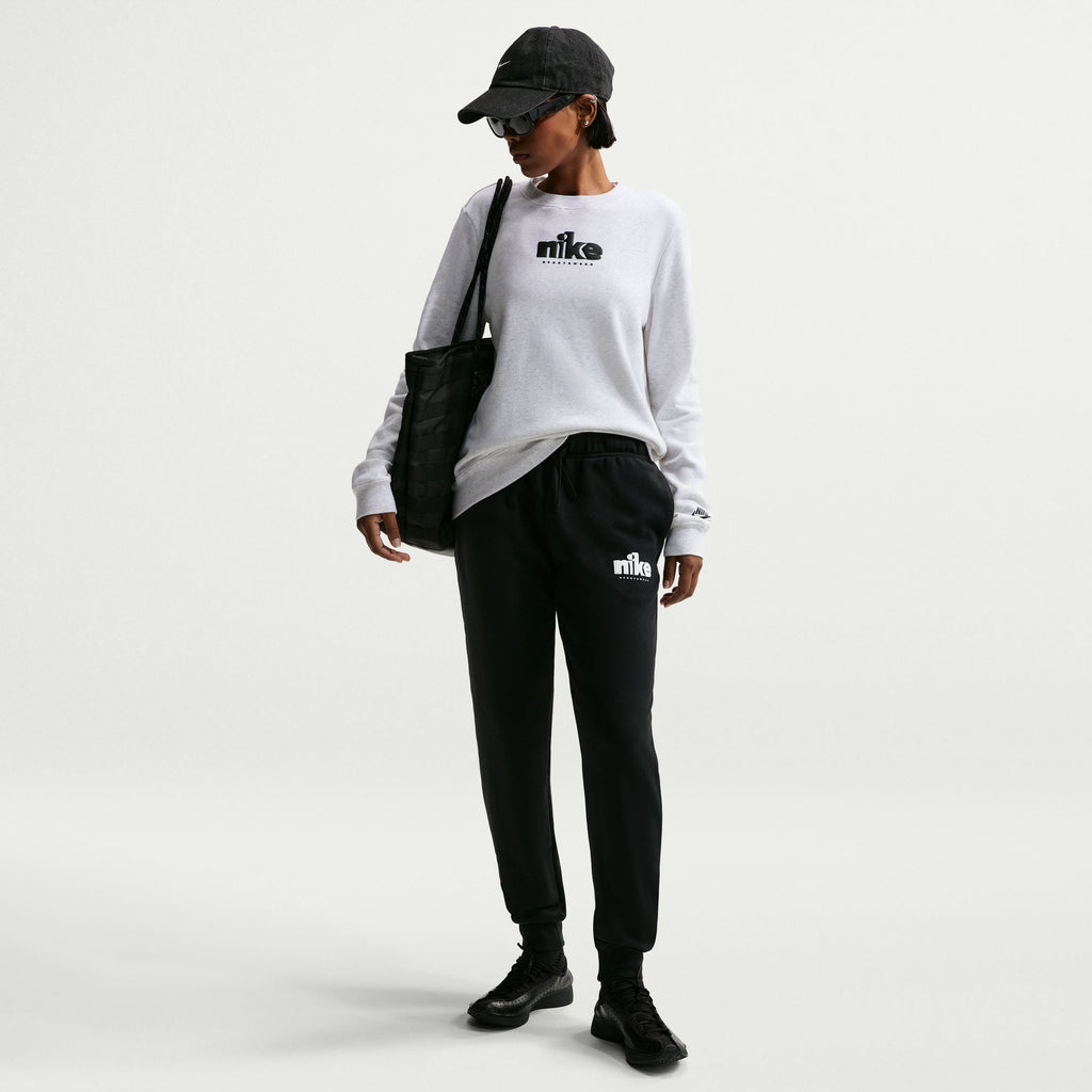 Pantalon taille mi-haute Nike pour femme - Noir