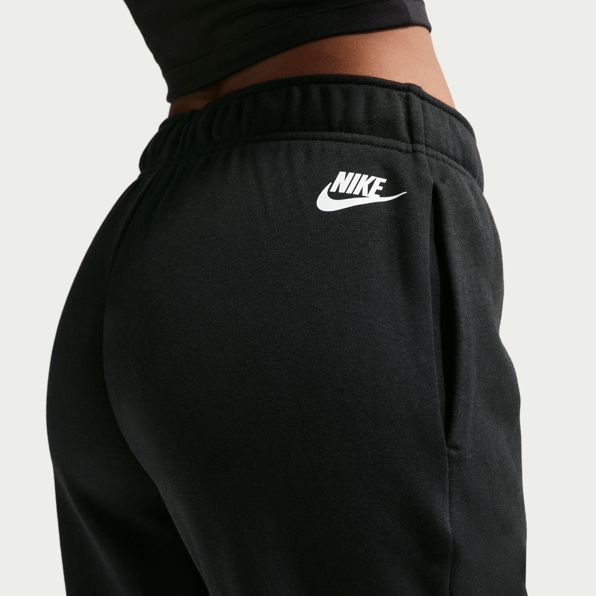 Pantalon taille mi-haute Nike pour femme - Noir