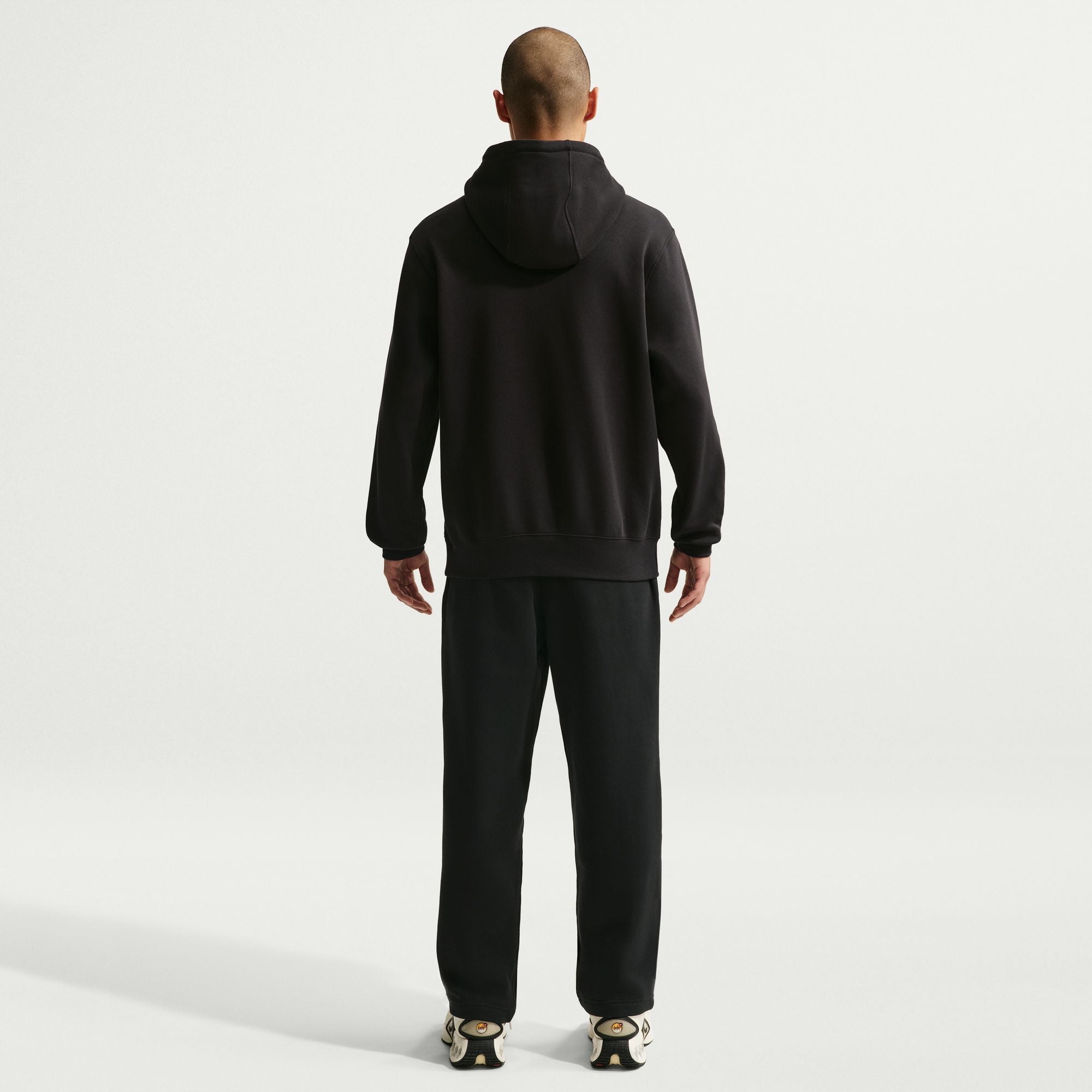 Haut à capuche Nike Fleece pour homme - Noir