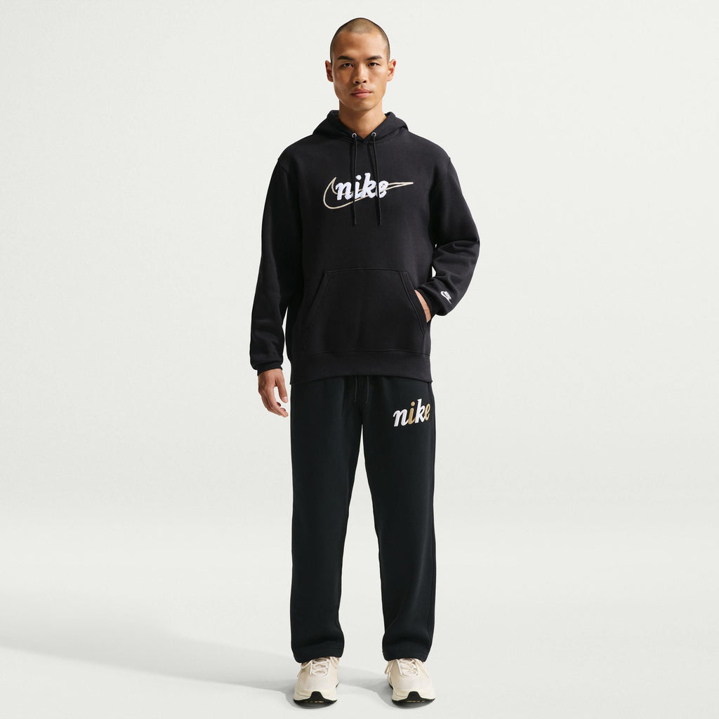 Haut à capuche Nike Fleece pour homme - Noir