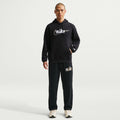 Haut à capuche Nike Fleece pour homme - Noir