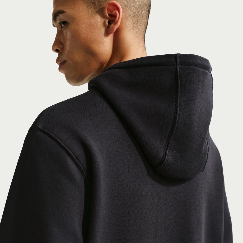 Haut à capuche Nike Fleece pour homme - Noir