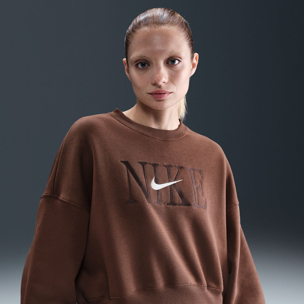 Nike Sportswear Phoenix Fleece pour femme - Fauna Brown/Pale Ivory
