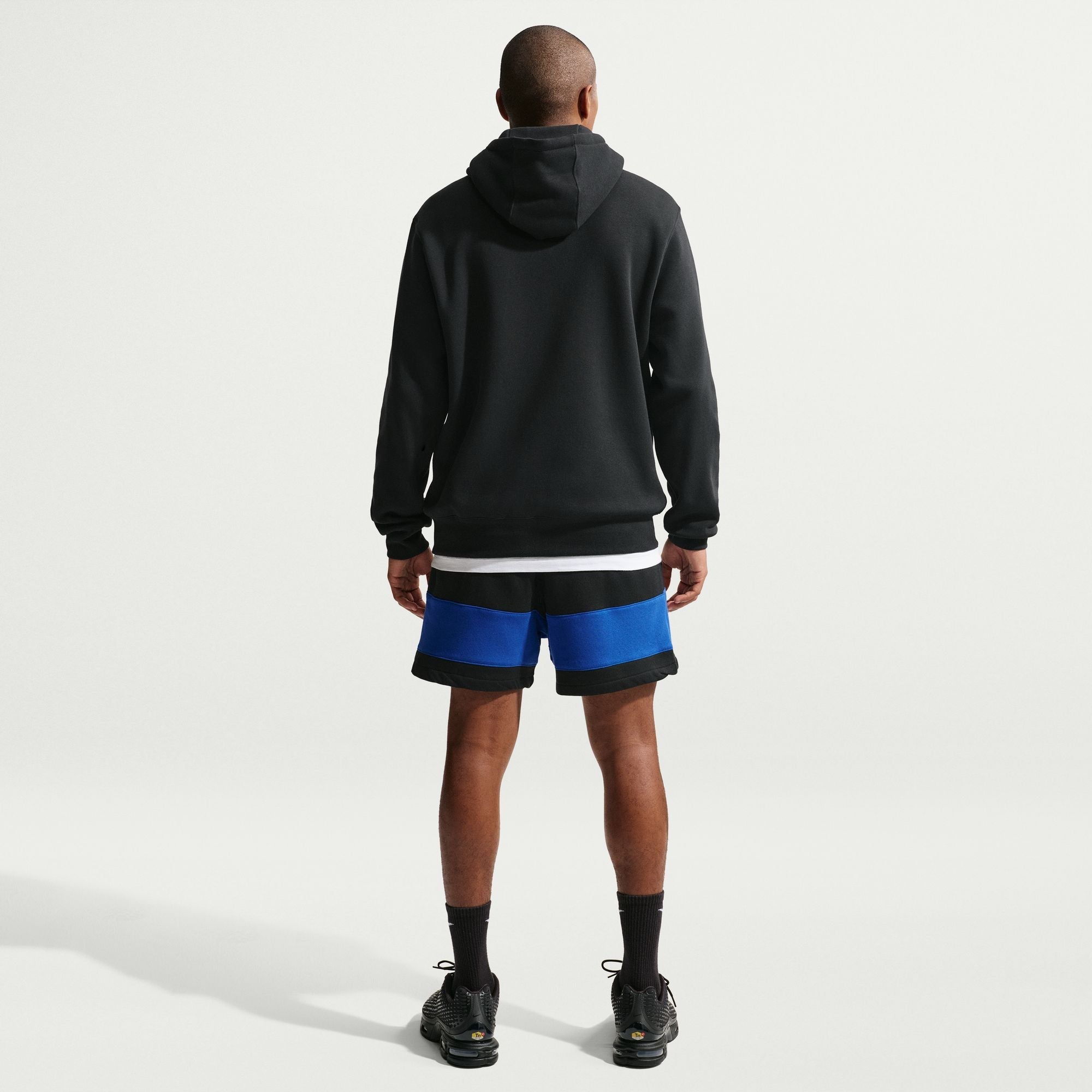 Haut à capuche Nike Fleece pour homme - Noir