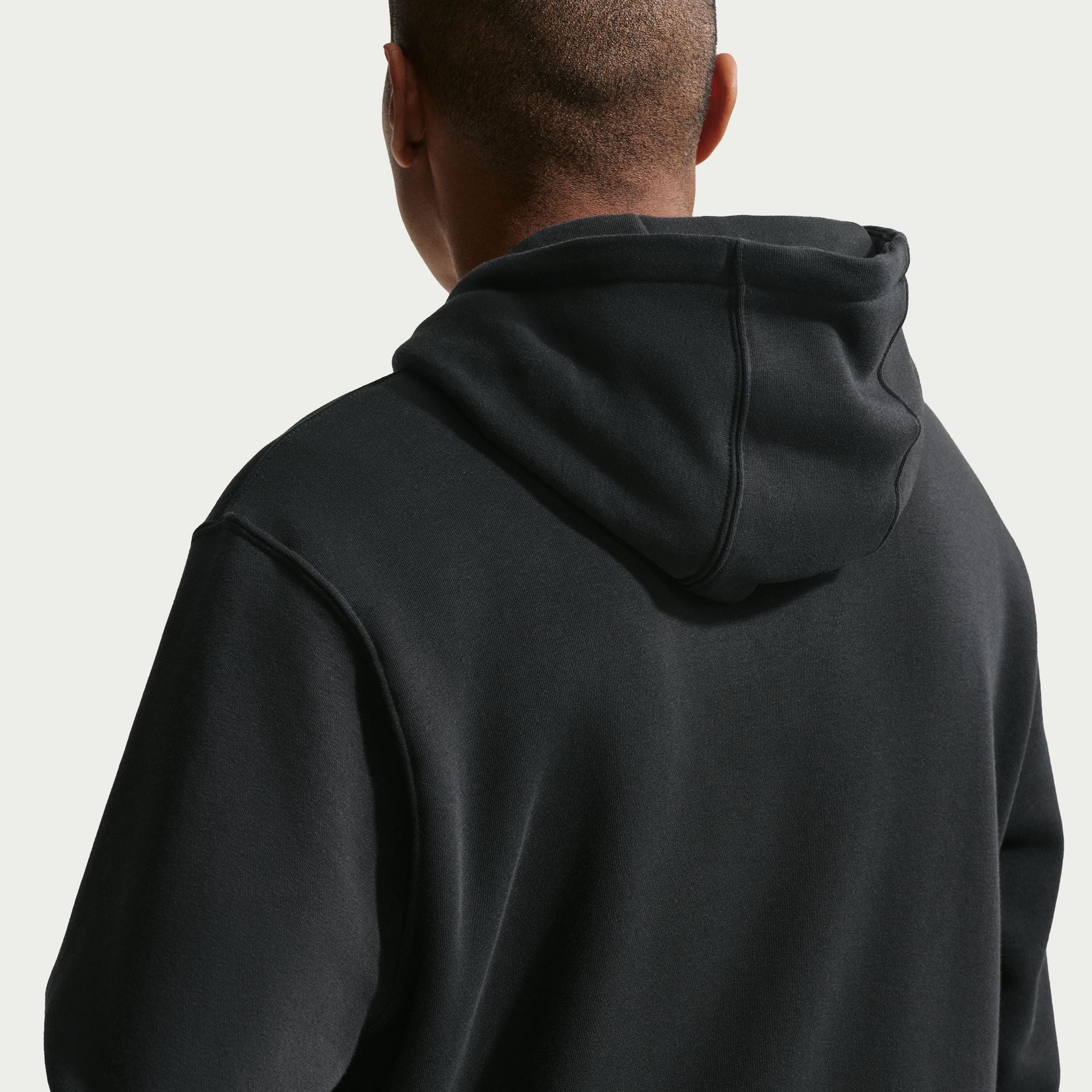 Haut à capuche Nike Fleece pour homme - Noir